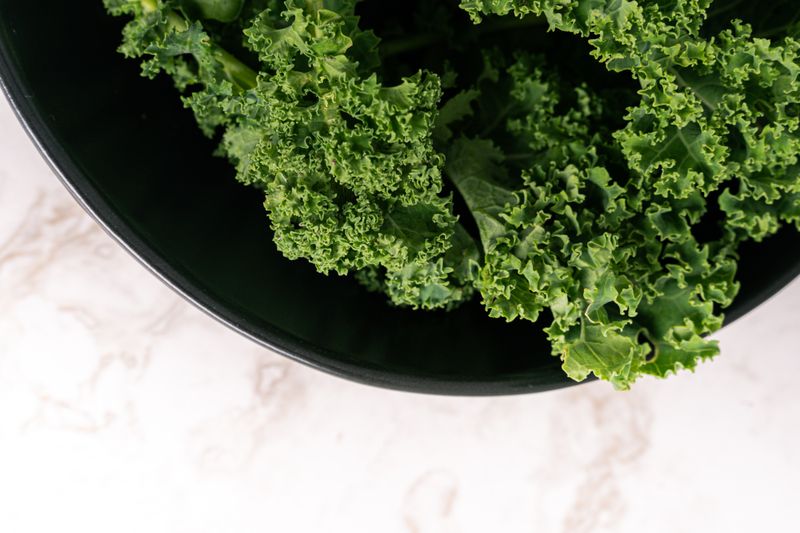Kale Caesar Salad with fresh chopt greens and parmesan